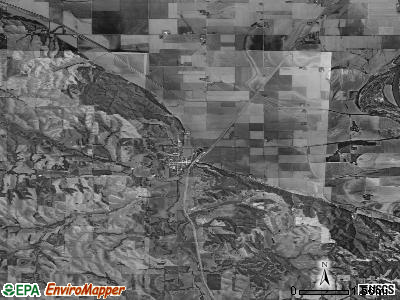 Zip code 68030 satellite photo by USGS