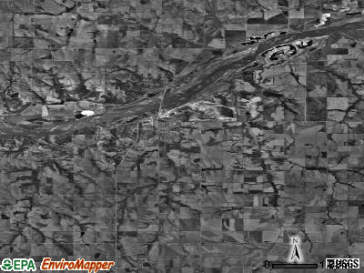 Zip code 68037 satellite photo by USGS