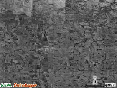 Zip code 68038 satellite photo by USGS