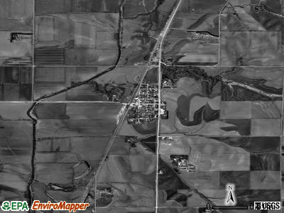 Zip code 68063 satellite photo by USGS
