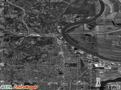 Zip code 68112 satellite photo by USGS