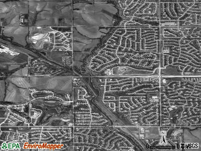 Zip code 68118 satellite photo by USGS