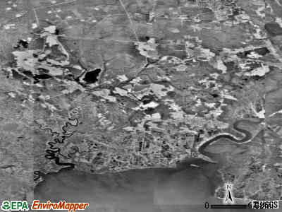 Zip code 08349 satellite photo by USGS