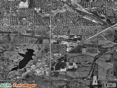 Zip code 68138 satellite photo by USGS