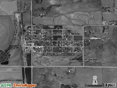 Zip code 68309 satellite photo by USGS