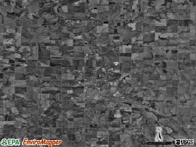 Zip code 68318 satellite photo by USGS
