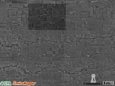 Zip code 68319 satellite photo by USGS