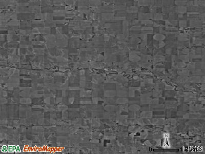 Zip code 68326 satellite photo by USGS