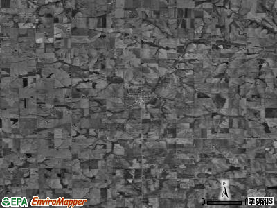 Zip code 68349 satellite photo by USGS