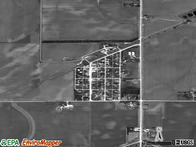 Zip code 68364 satellite photo by USGS