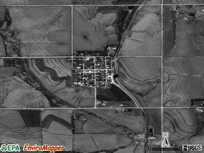 Zip code 68403 satellite photo by USGS