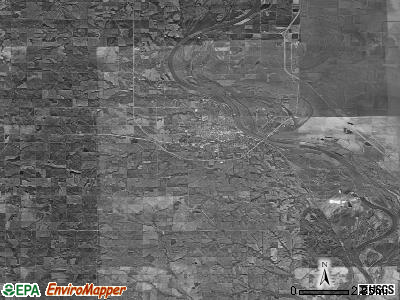 Zip code 68410 satellite photo by USGS