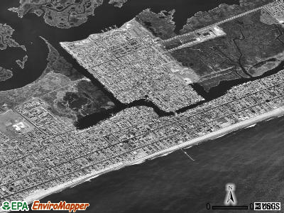 Zip code 08406 satellite photo by USGS
