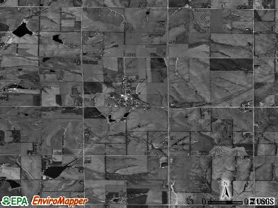 Zip code 68419 satellite photo by USGS