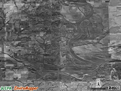 Zip code 68431 satellite photo by USGS