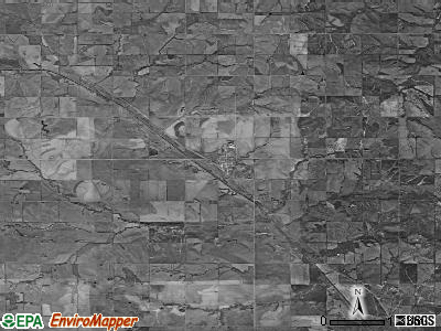 Zip code 68442 satellite photo by USGS
