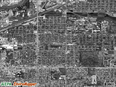 Zip code 68503 satellite photo by USGS