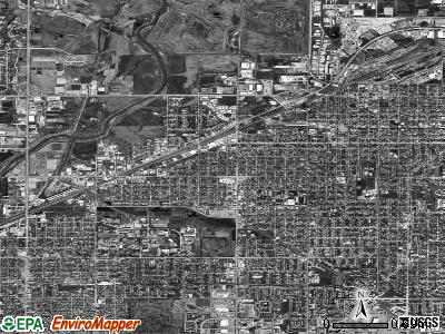 Zip code 68504 satellite photo by USGS