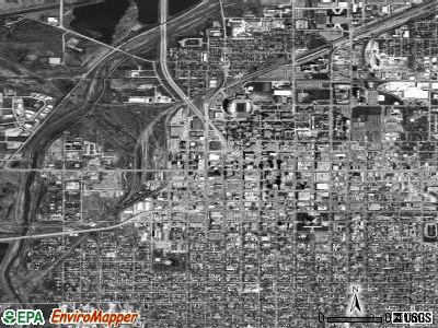 Zip code 68508 satellite photo by USGS