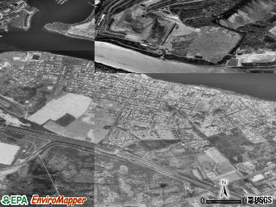 Zip code 08518 satellite photo by USGS