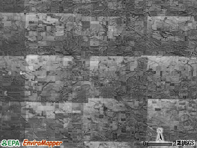 Zip code 68733 satellite photo by USGS