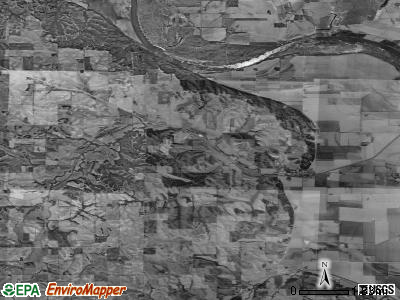 Zip code 68743 satellite photo by USGS