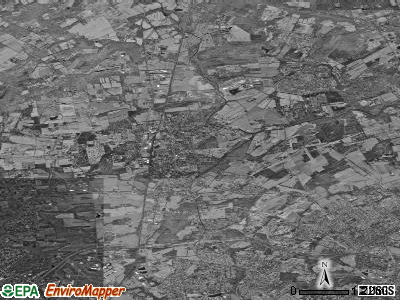 Zip code 08534 satellite photo by USGS