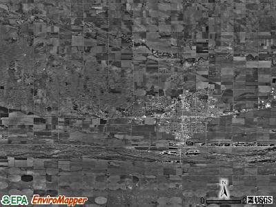 Zip code 68845 satellite photo by USGS