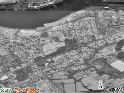 Zip code 08554 satellite photo by USGS