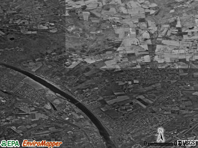 Zip code 08560 satellite photo by USGS