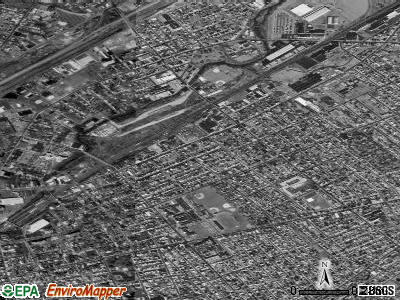 Zip code 08609 satellite photo by USGS