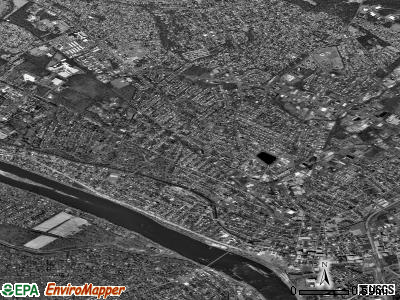 Zip code 08618 satellite photo by USGS