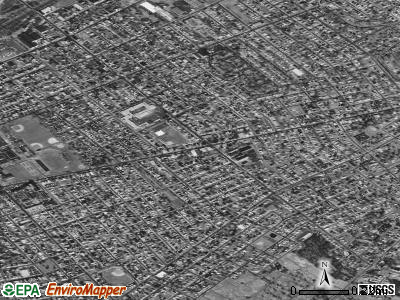 Zip code 08629 satellite photo by USGS