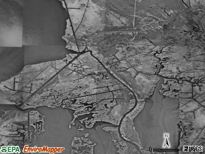 Zip code 70036 satellite photo by USGS