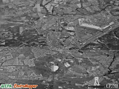 Zip code 08640 satellite photo by USGS