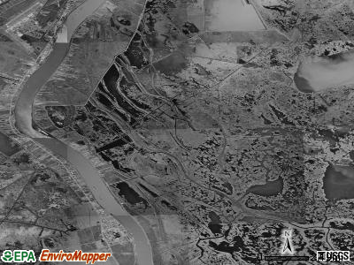 Zip code 70040 satellite photo by USGS