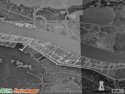 Zip code 70041 satellite photo by USGS