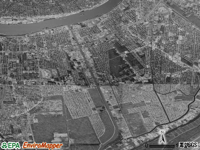 Zip code 70058 satellite photo by USGS