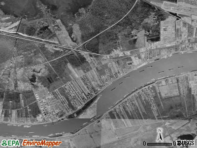 Zip code 70087 satellite photo by USGS