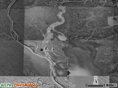 Zip code 70339 satellite photo by USGS