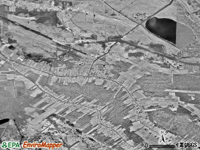 Zip code 70343 satellite photo by USGS
