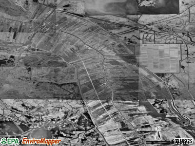 Zip code 70345 satellite photo by USGS