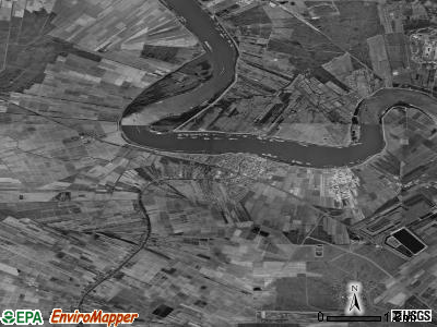 Zip code 70346 satellite photo by USGS
