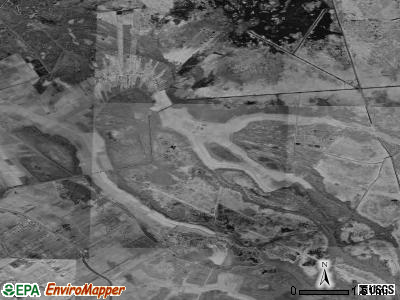 Zip code 70355 satellite photo by USGS