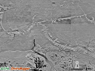 Zip code 70356 satellite photo by USGS