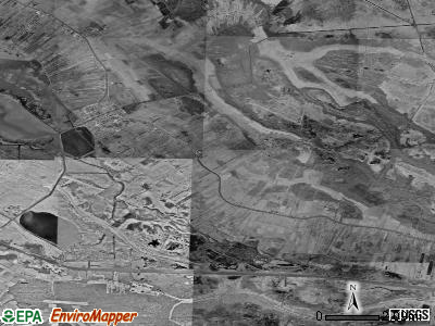 Zip code 70374 satellite photo by USGS