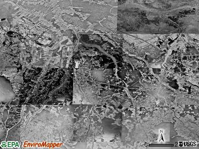 Zip code 70377 satellite photo by USGS