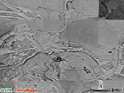 Zip code 70390 satellite photo by USGS
