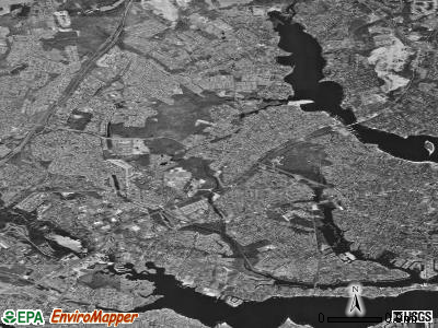 Zip code 08724 satellite photo by USGS