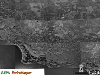 Zip code 70445 satellite photo by USGS